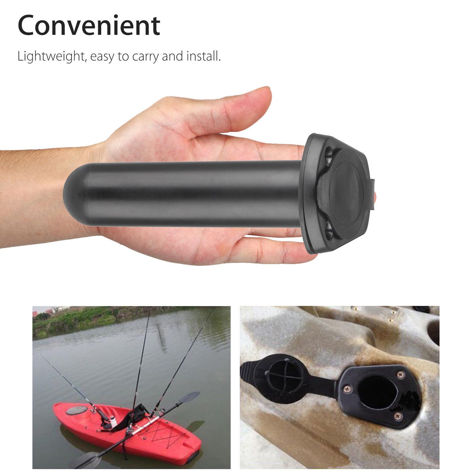 ABME 1Pcs Flush Mount Fishing  - Fishing Kayak Rod Holder ulasan dan harga
