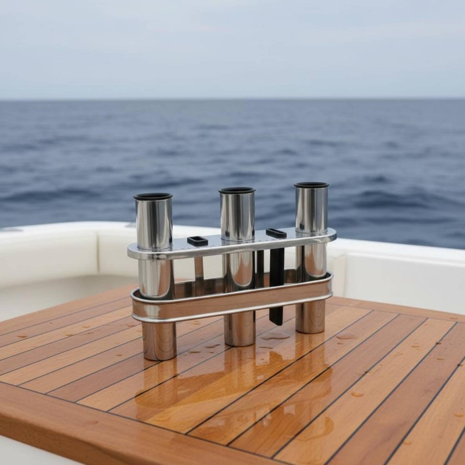 Waterproof Stainless Steel Fis - Fishing Kayak Rod Holder ulasan dan harga